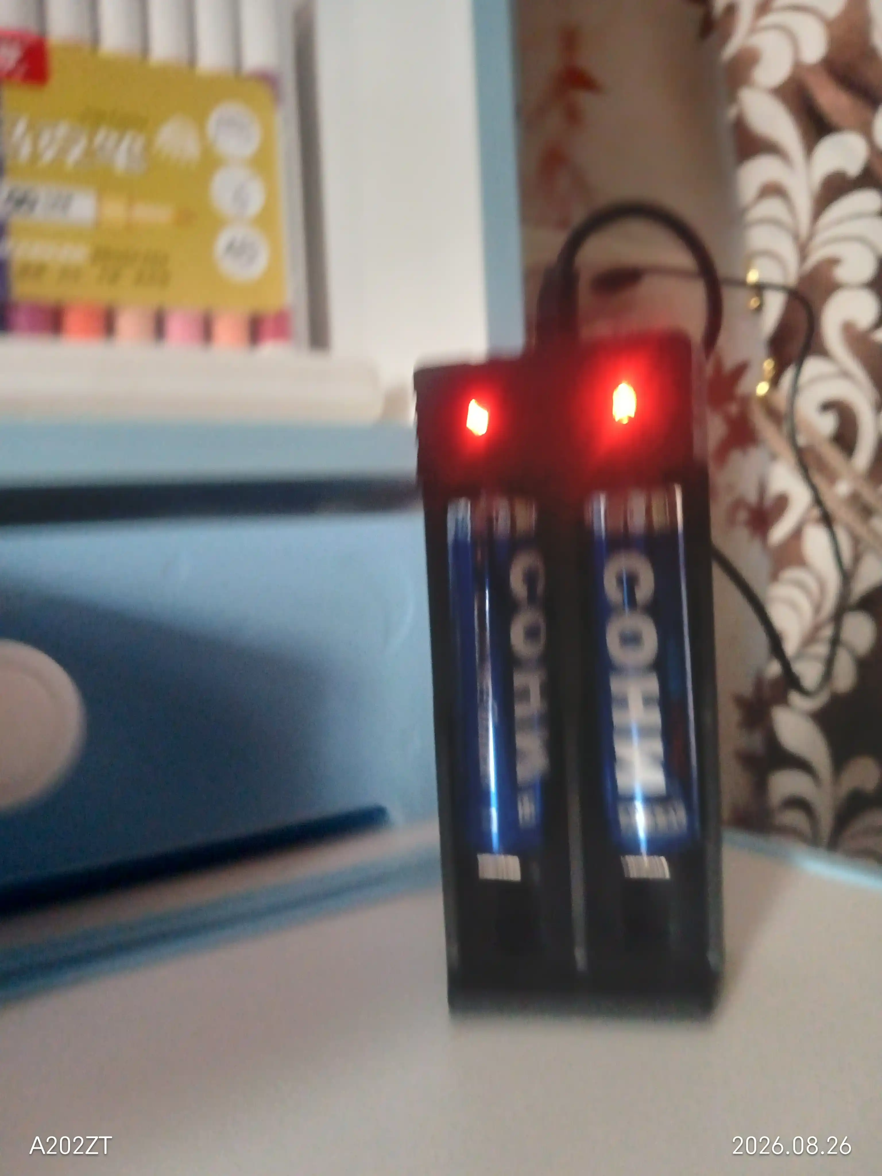 Зарядка USB для аккумуляторов до 18650, 2 слота, Li-ion, 1000 мА