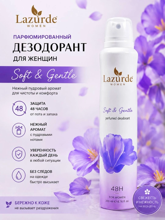 Lazürde ayollar parfyumeriya dezodoranti - 