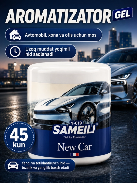 Avtomobil, ofis va uy uchun havo xushbo‘ylantirgichlari va musaffolagichlari - 