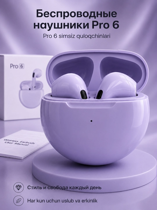 Simsiz quloqchinlar Bluetooth TWS mikrofonli, sensorli quloqliklar - 