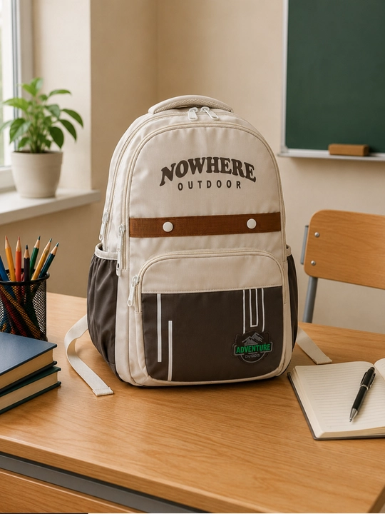 NOWHERE OUTDOOR maktab ryukzagi, o‘g‘il va qiz bolalar uchun keng sig‘imli ryukzag
