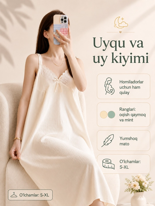 Ночная рубашка для беременных и беременных, хлопок, оверсайз, XL-XXL