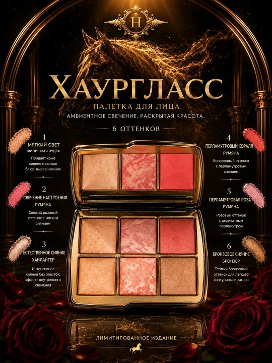 Палетка для лица Hourglass Ambient Lighting Edit Unlocked