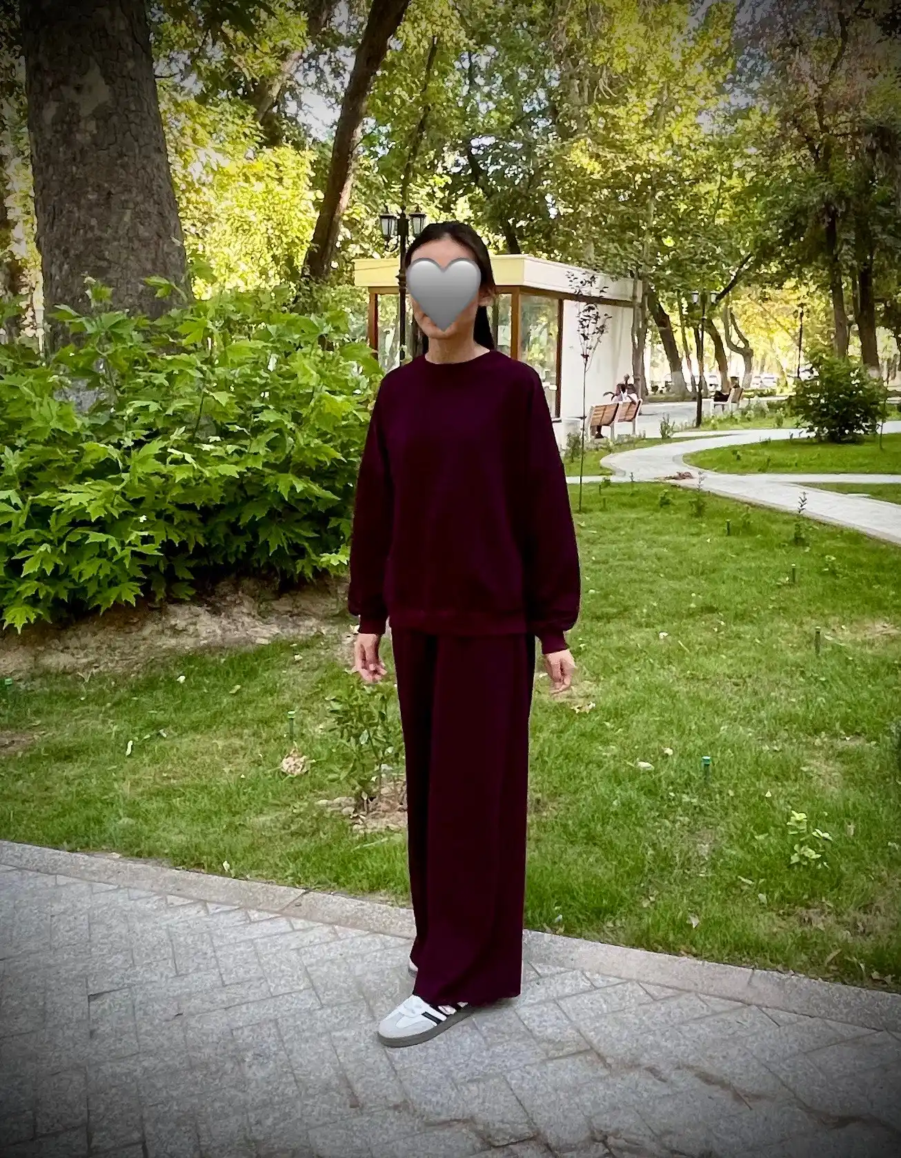 Dvoykalar ayollar uchun, spartivka va keng shim, kuzgi tepa past, oversize Komplekt