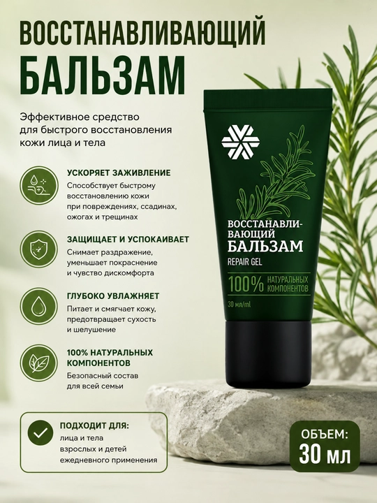 Тiklashtiruvchi balzam, 30 ml - 