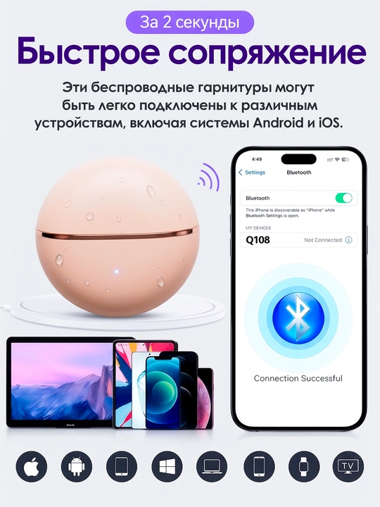 TWS Clip-210 simsiz quloqchinlari, ochiq turdagi, Bluetooth 5.4, sport quloqchinlari