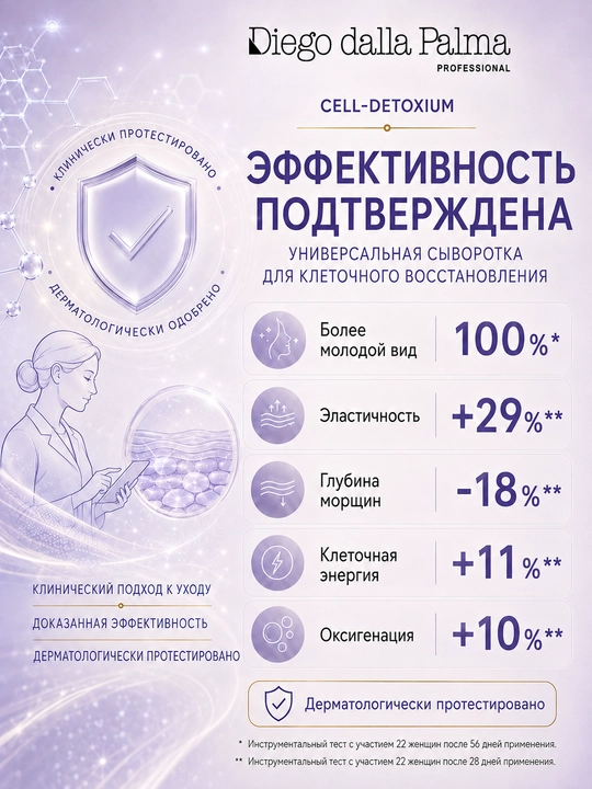 Tiklovchi booster serum Diego dalla Palma Professional Cell-Detoxium