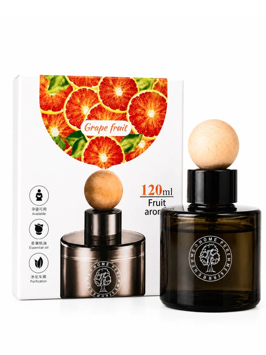 BUSHINECO 120 ml avtomobil va uy uchun aromadiffuzor, efir moyli xushbo‘ylantirgich - 