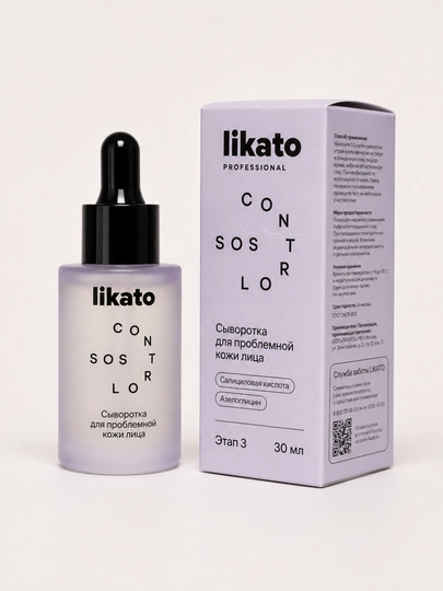 Yuz uchun serum, sivorotka yuz uchun niatsinamid va sink bilan LIKATO, 30 ml - 