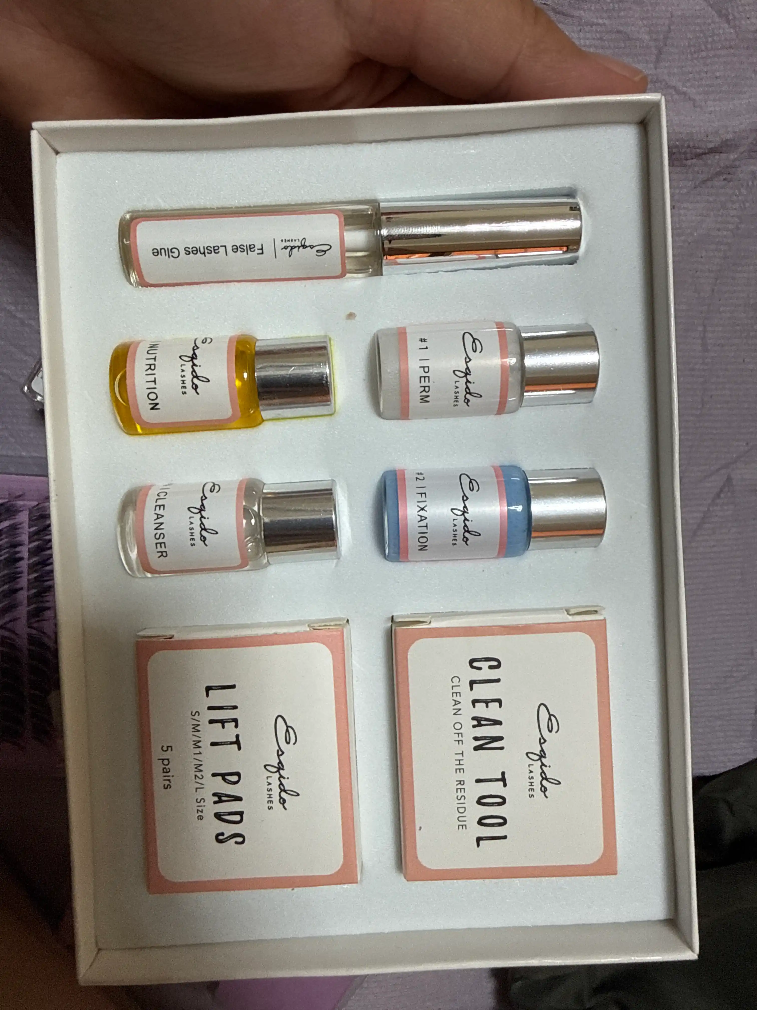 Набор для ламинирования ресниц и бровей, Esqido Lash Lift
