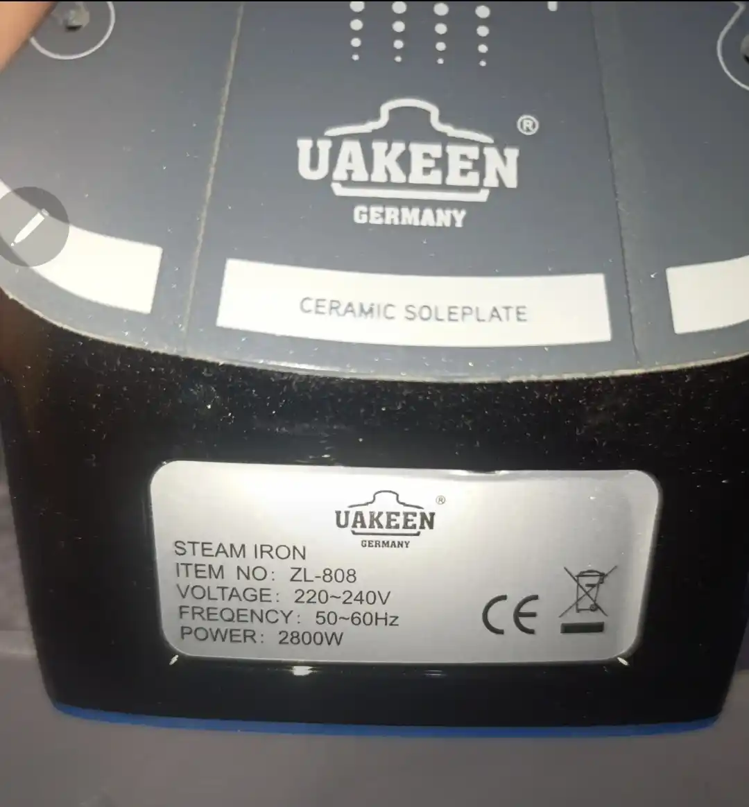 UAKEEN GERMANY bugli dazmol, 3000 Vt, nano-keramik taglik