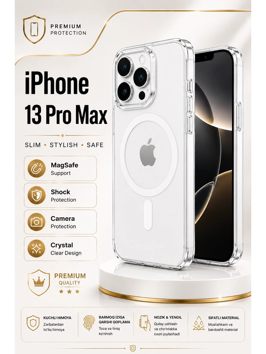 IPhone 13 Pro Max uchun MagSafe g‘ilofi - 