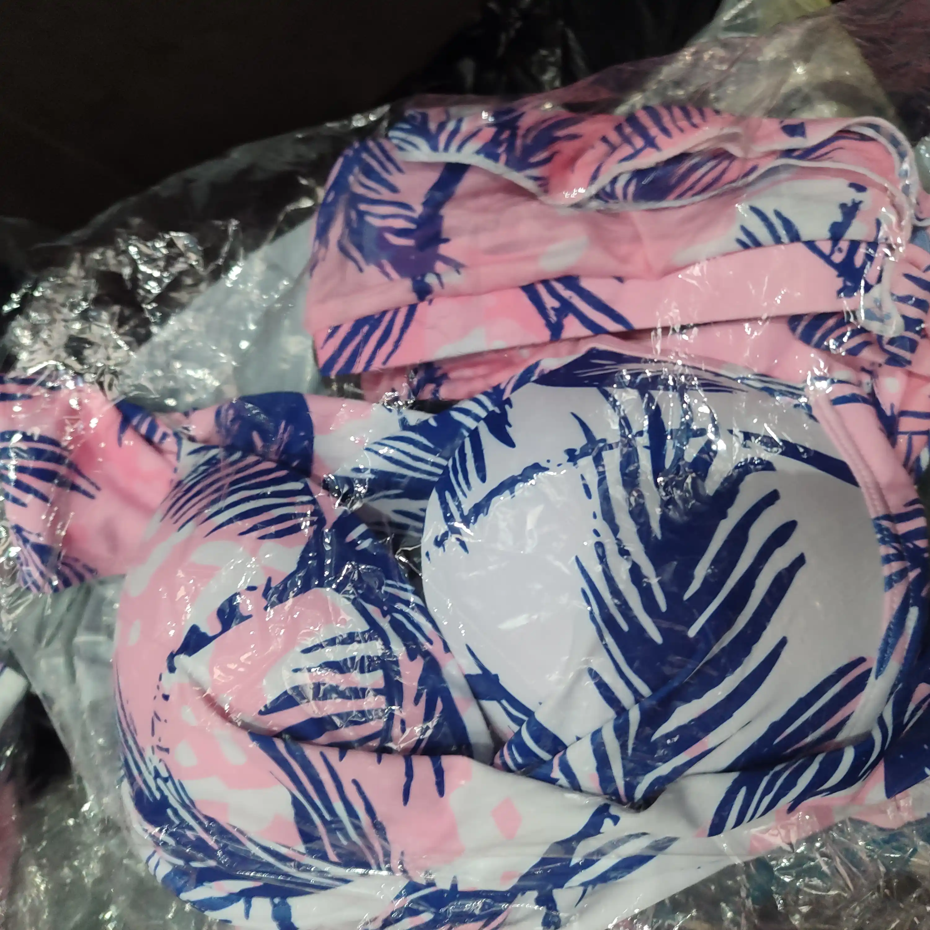 Suzish kiyimi PalmWave TropicLux 3-in-1 set, mesh yubka, XS-XL