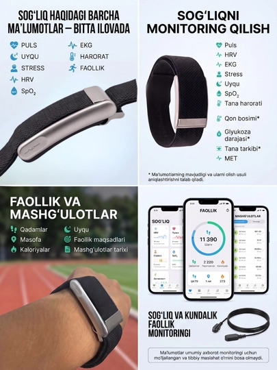 Фитнес-браслет Ovfle Zonix WP-1