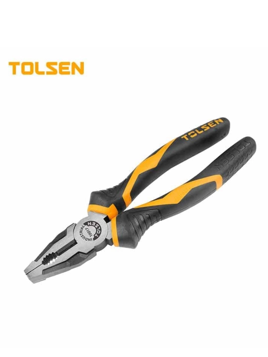 TOLSEN PROFI Cr-V tutqichli kombinatsiyalangan penseler, 200 mm, 10017