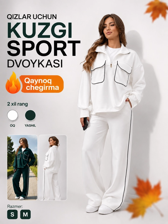 Спортивный костюм, размеры S и M - 