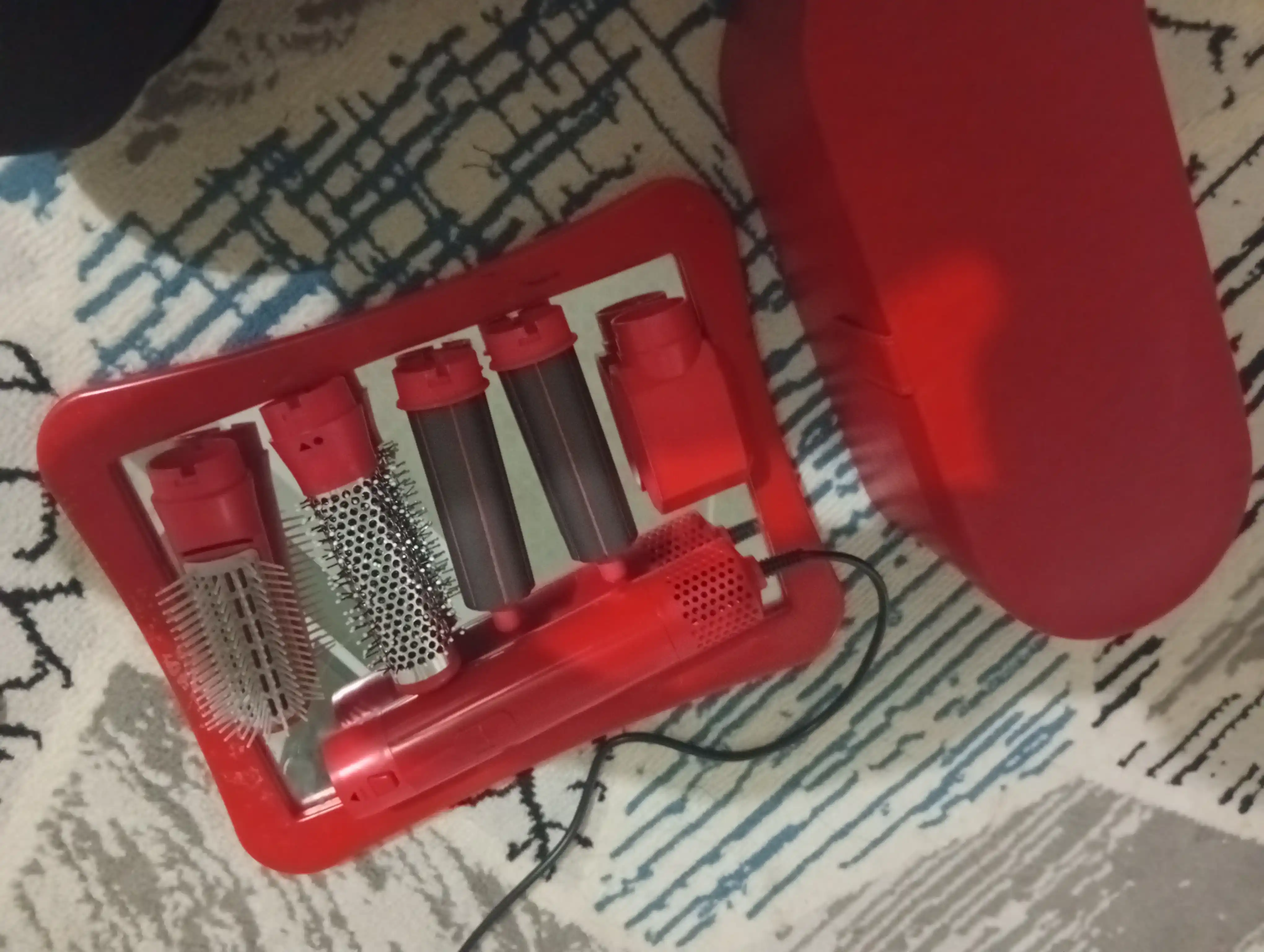 Styler soch uchun fen , 6 in 1, havoda tekislash va avtomatik tekislash