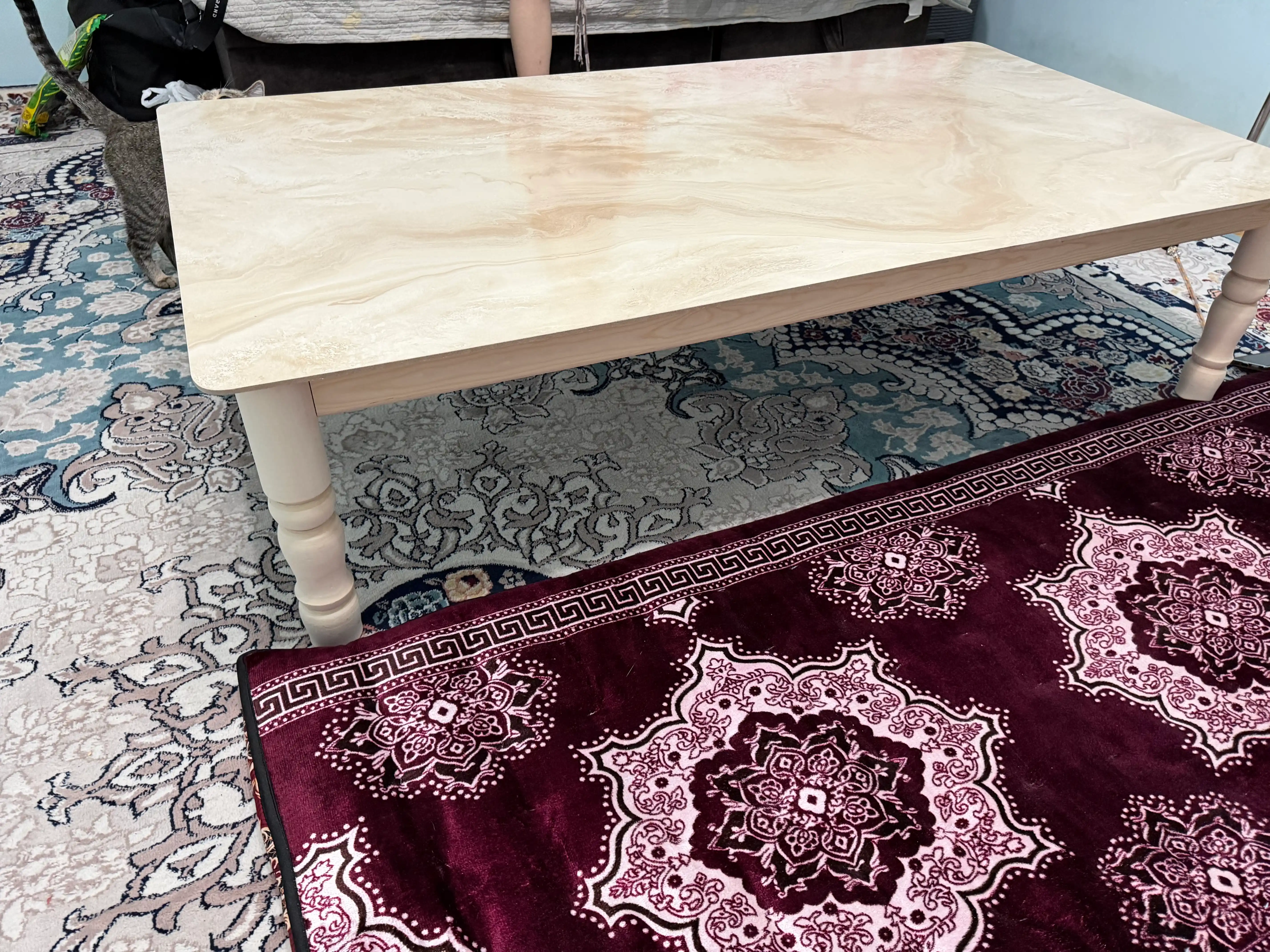 Xontaxta, 6 mm qalinlikda MDF, xontaxta, uy va oshxonada ovqatlanish uchun qulay stol