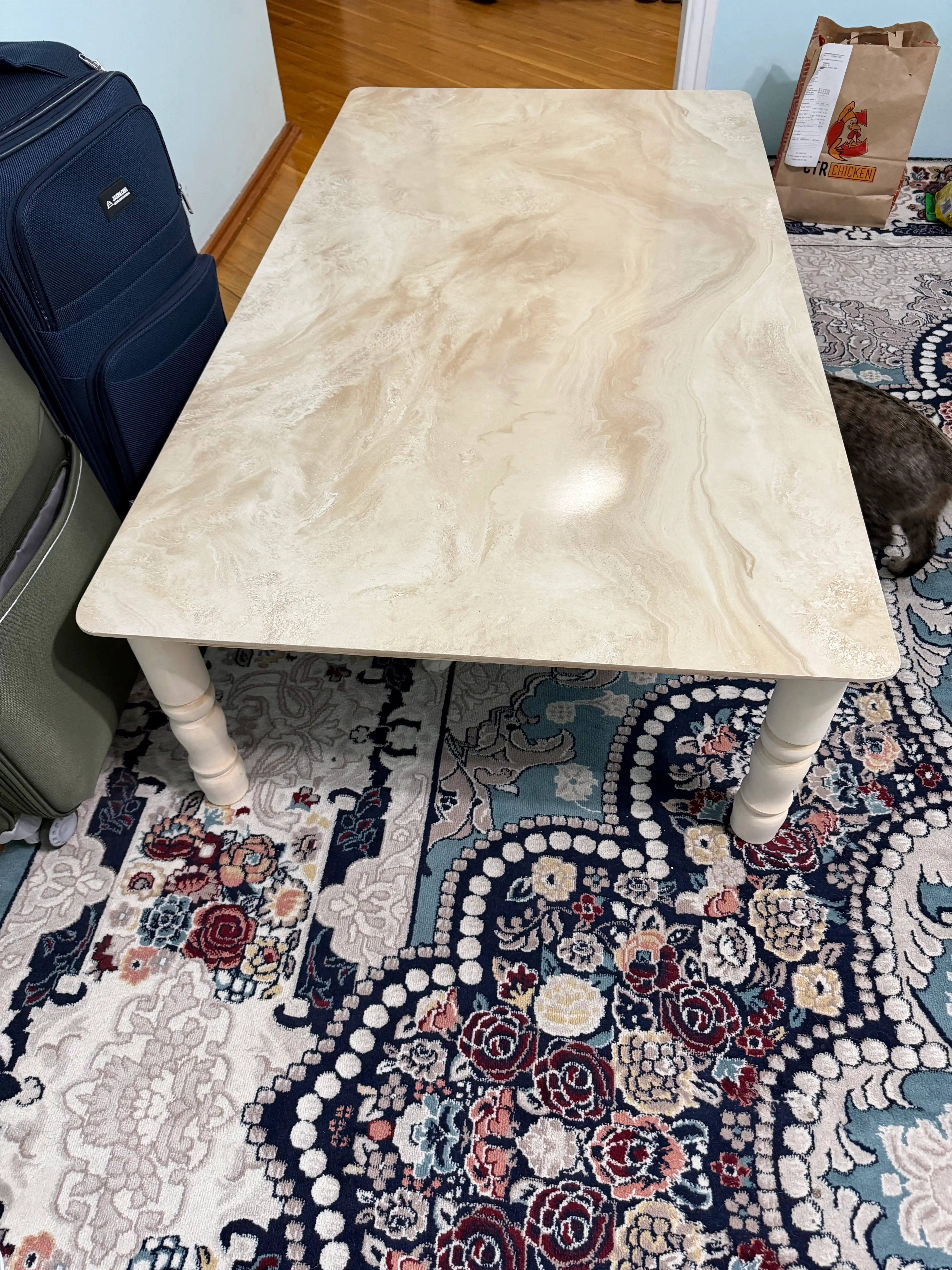Xontaxta, 6 mm qalinlikda MDF, xontaxta, uy va oshxonada ovqatlanish uchun qulay stol