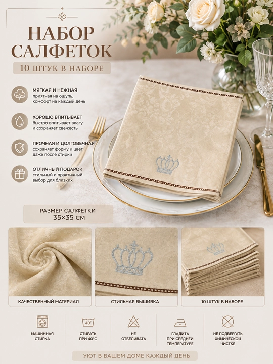 Полотенца 10 шт