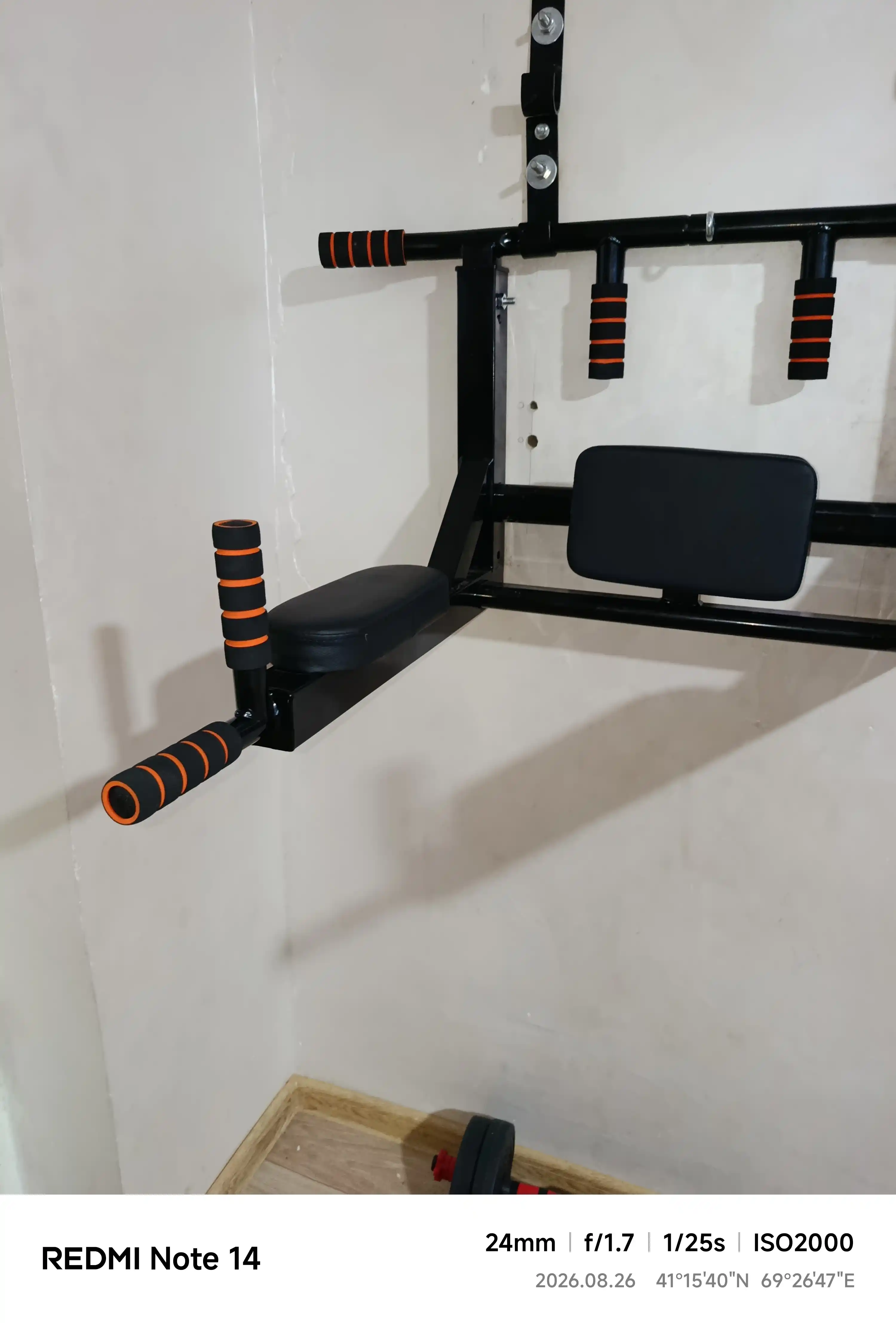 Professional 3-in-1 Turnik, uy sharoitida mashq qilish uchun