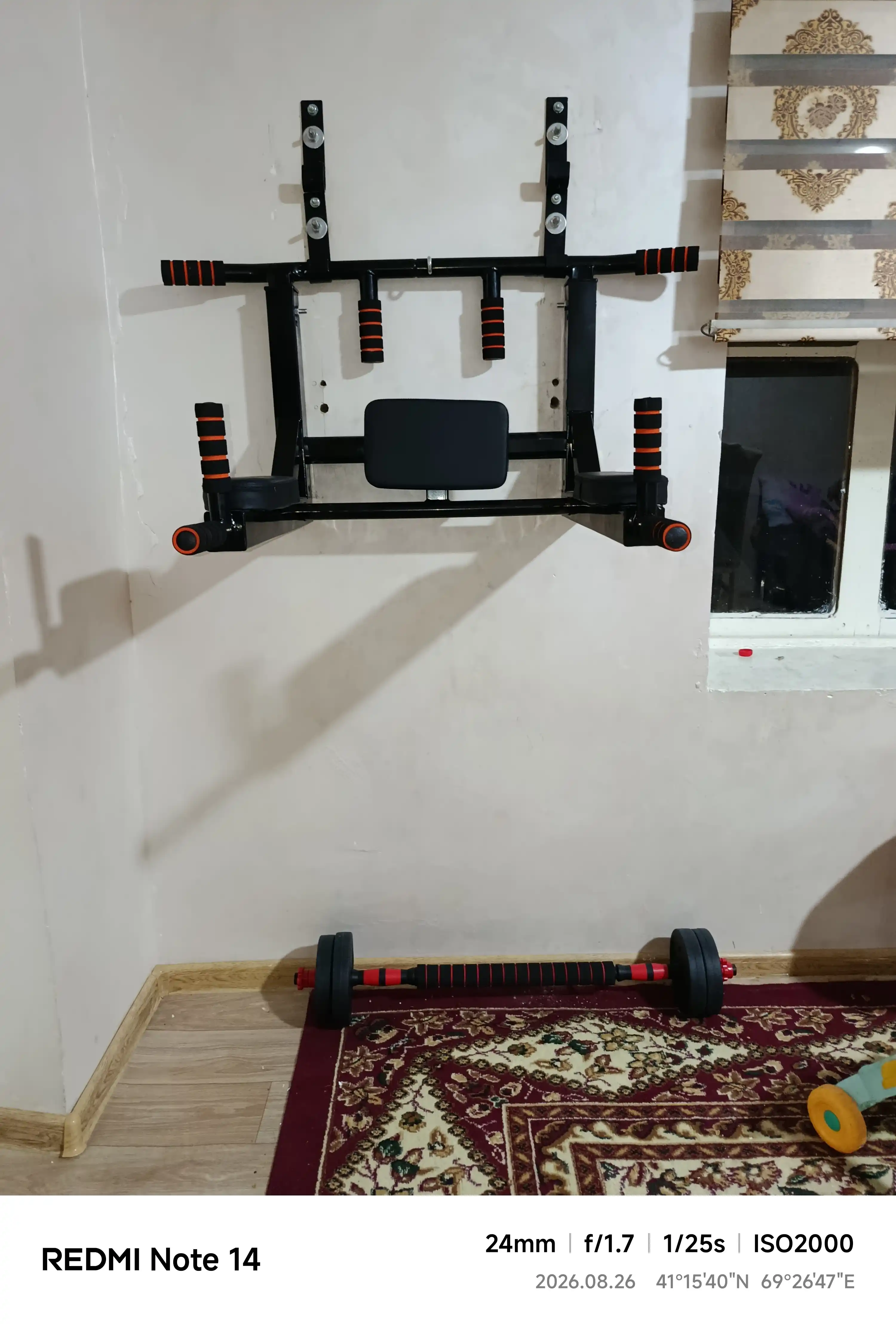 Professional 3-in-1 Turnik, uy sharoitida mashq qilish uchun