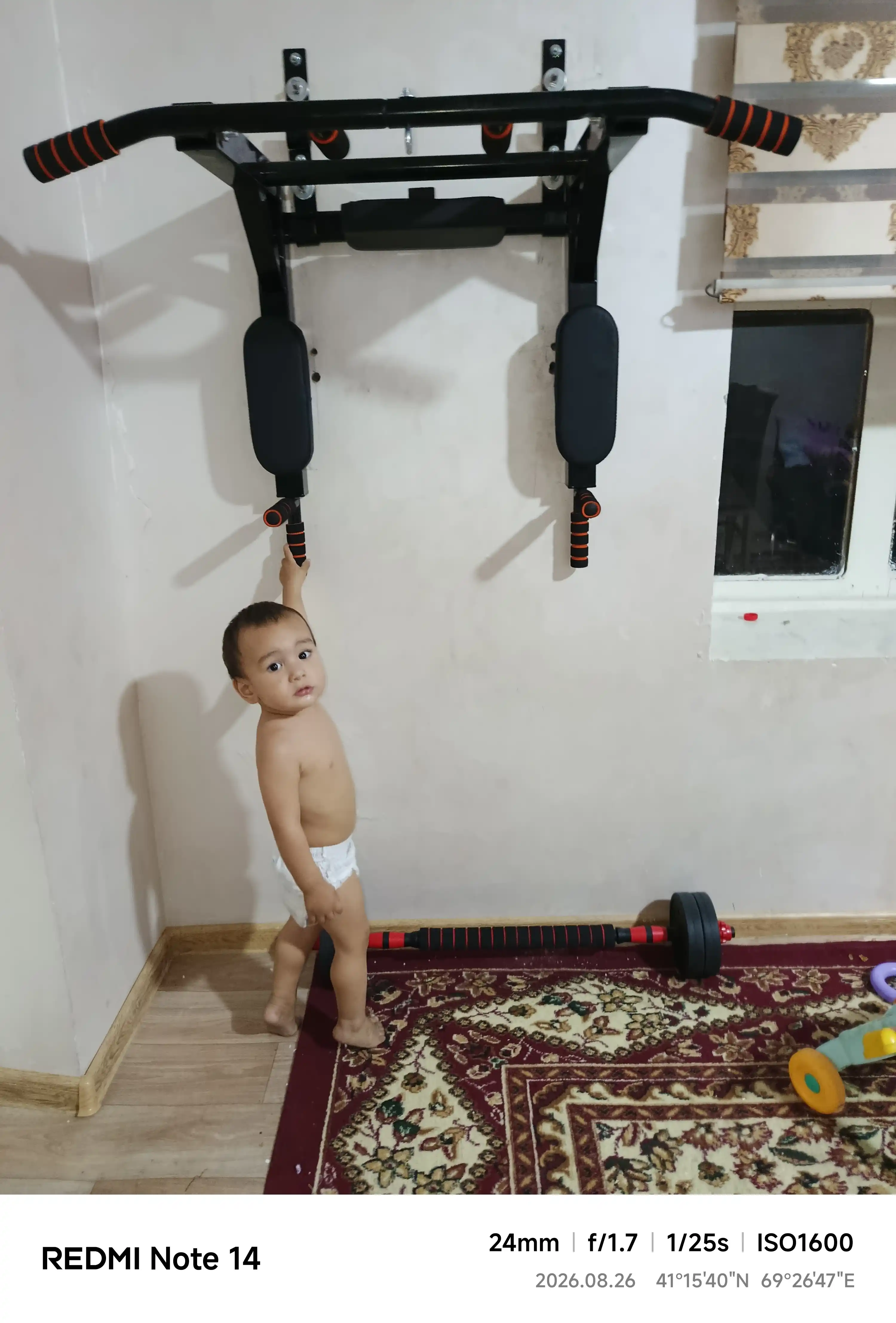 Professional 3-in-1 Turnik, uy sharoitida mashq qilish uchun