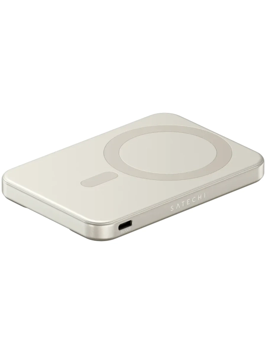 Satechi OnTheGo Power Bank 5K quvvat banki, MagSafe, Qi2 15 Vt