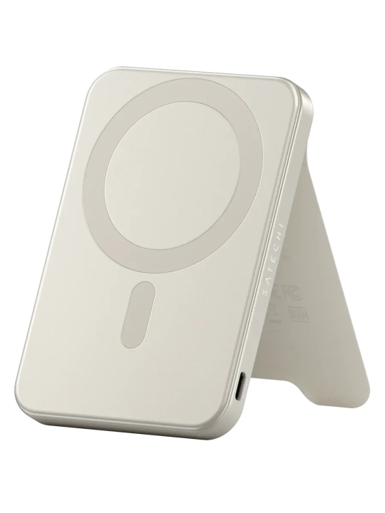 Satechi OnTheGo Power Bank 5K quvvat banki, MagSafe, Qi2 15 Vt