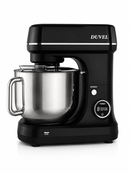 DUVEL DL 130 10 Litr Planetar Mikser 2200 Vatt 3 Xil Nasadka Kuchli Professional Mikser