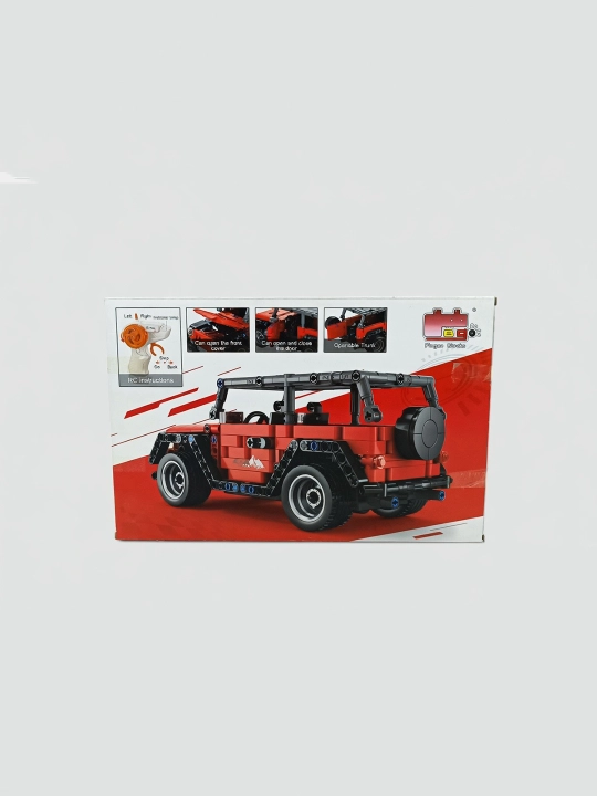 Pingao Jeep 70015 radio boshqaruvli konstruktor, 448 detal