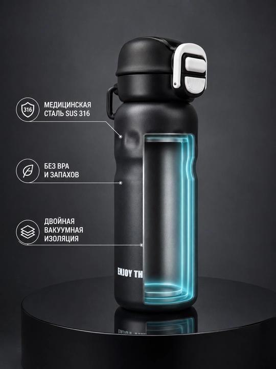 Sport termosi, 650 ml