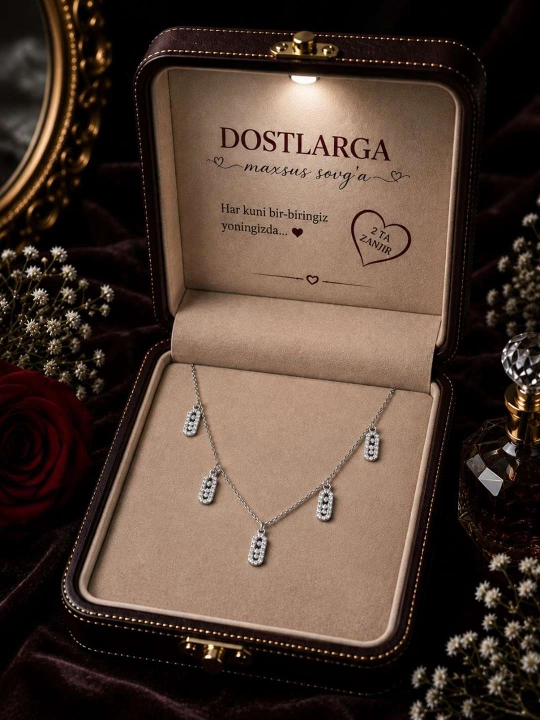 Цепочка, колье, бижутерия, украшение, аксессуар, Xuping
