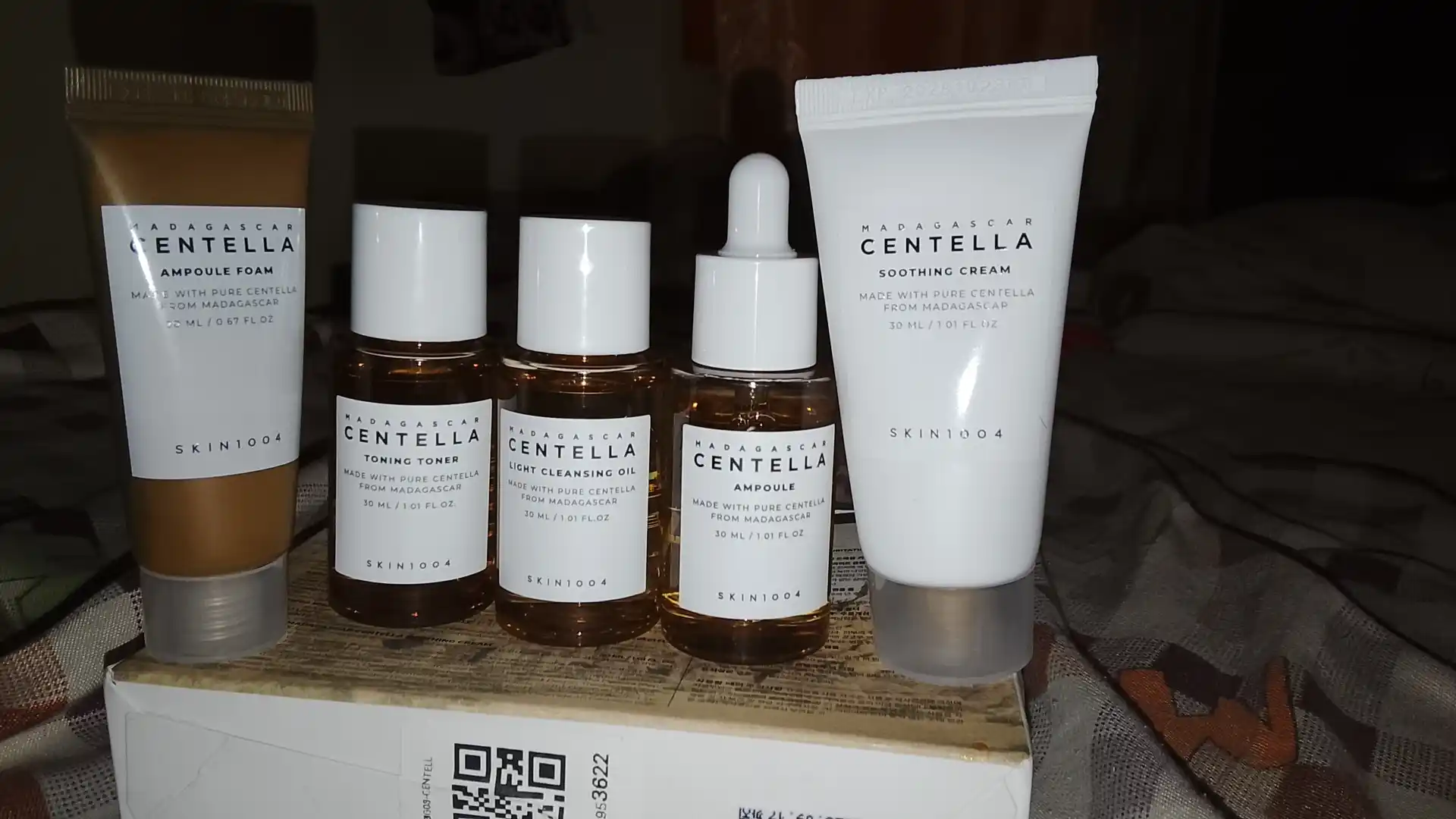 Sentella Yuz va uning parvarishi uchun kosmetika to'plami, Skin1004 Madagaskar Centella