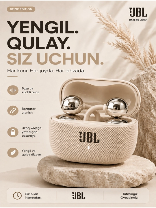 Simsiz quloqchinlar, Klipsy JBL Earbuds H5 HiFi Premium Sound Bluetooth 5.4 IPX4