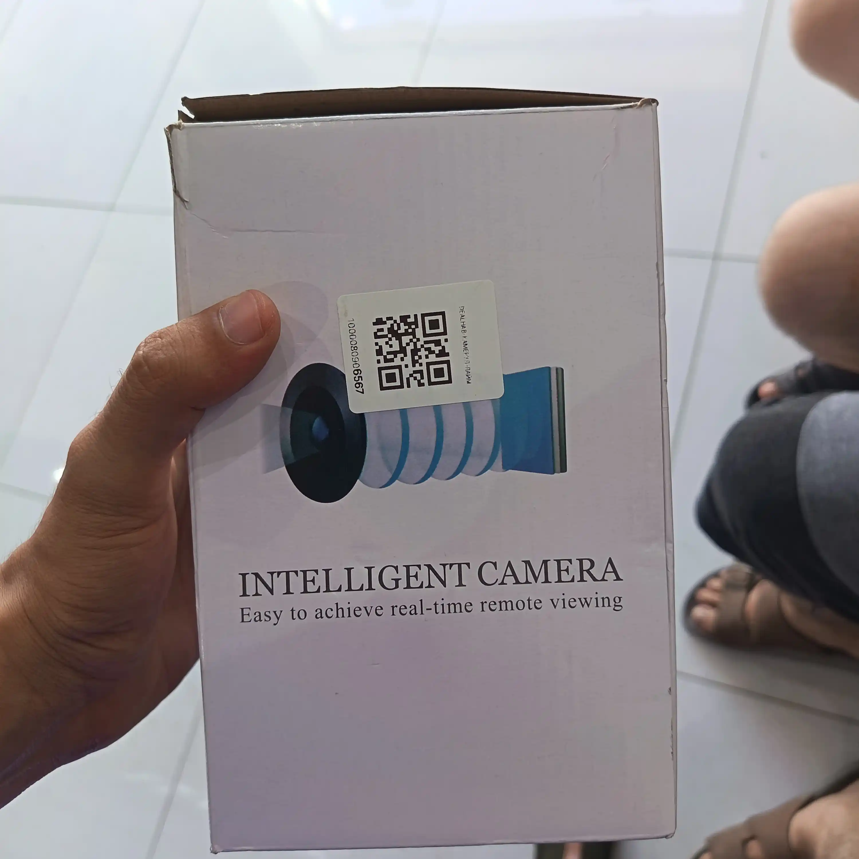 Wi-Fi камера видеонаблюдения с ночным видением, поворотом 360, датчиком движения