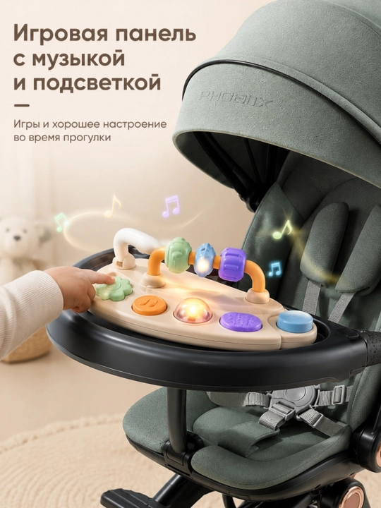 Детская коляска дрон, стильная, прочная, вращается на 360°