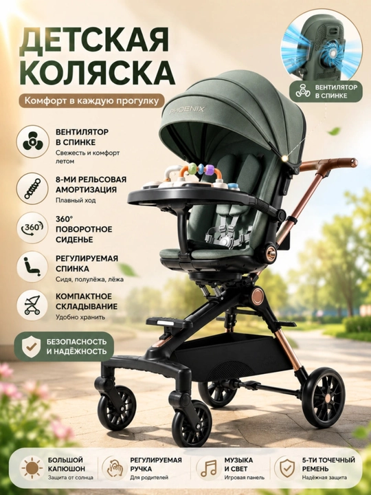 Bolalar uchun dron aravacha, zamonaviy, mustahkam, 360° aylanadi - 