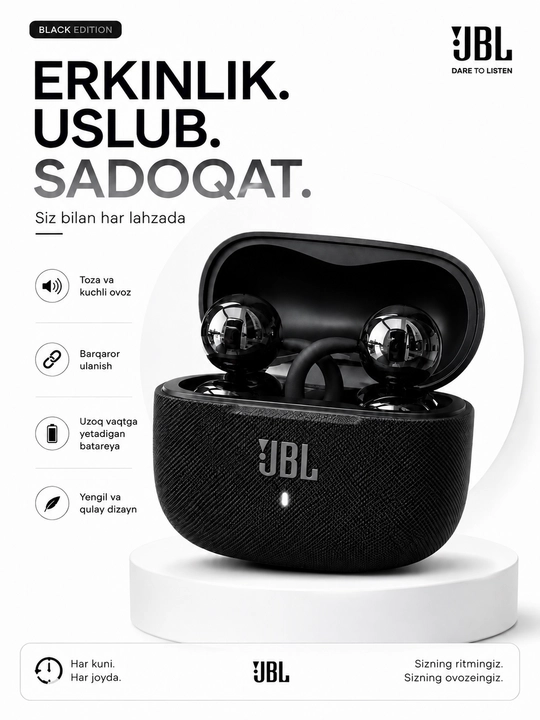 Simsiz quloqchinlar, Klipsy JBL Earbuds H5 HiFi Premium Sound Bluetooth 5.4 IPX4