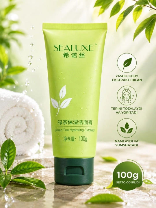 Greenleaf пенка, с зеленым чаем, для умывания, очищение лица