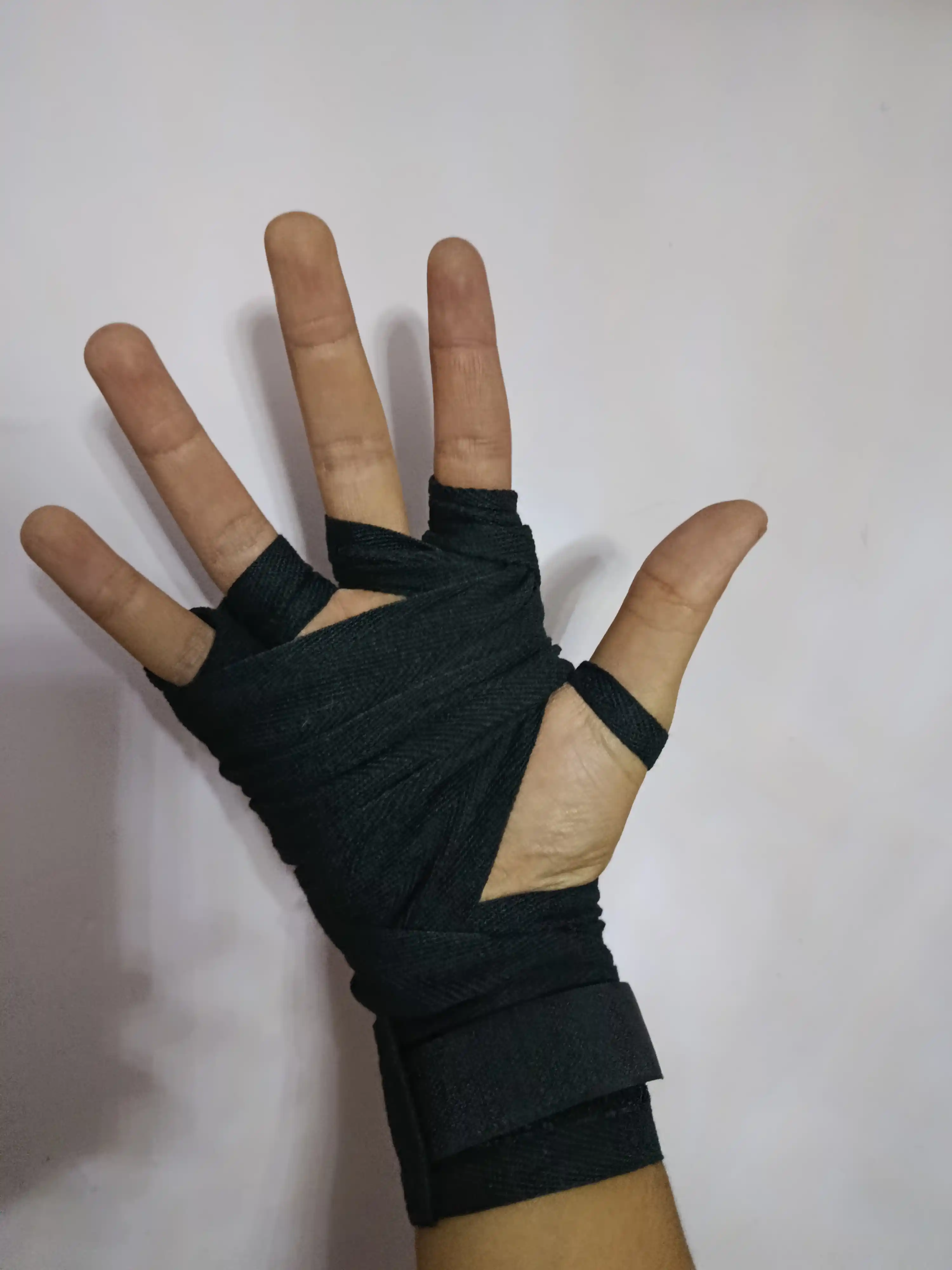 Body Flex boks bintlari 2,5 m paxtali, yopishqoq, boks va MMA uchun