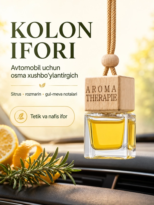 Armoda Therapie avtomobil xushbo‘ylagichi, italyan odekoloni ifori - 
