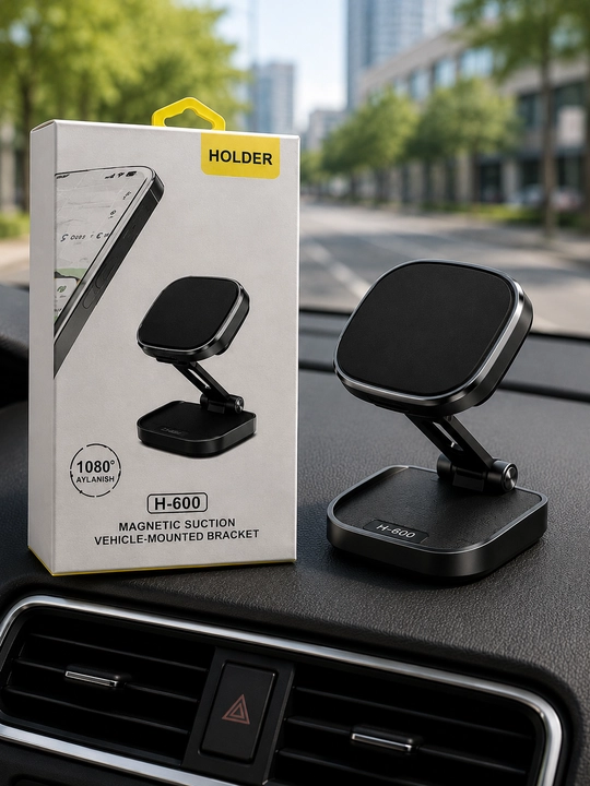 Avtomobil uchun magnit vakuumli telefon ushlagichi Magsafe bilan, 360 darajali, prisoskali - 