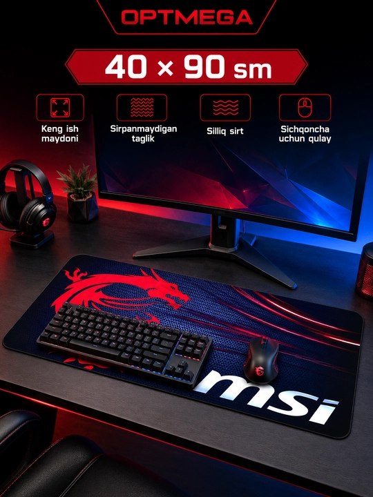Kompyuter kovrik va sichqoncha uchun gilamcha CS GO gilamcha