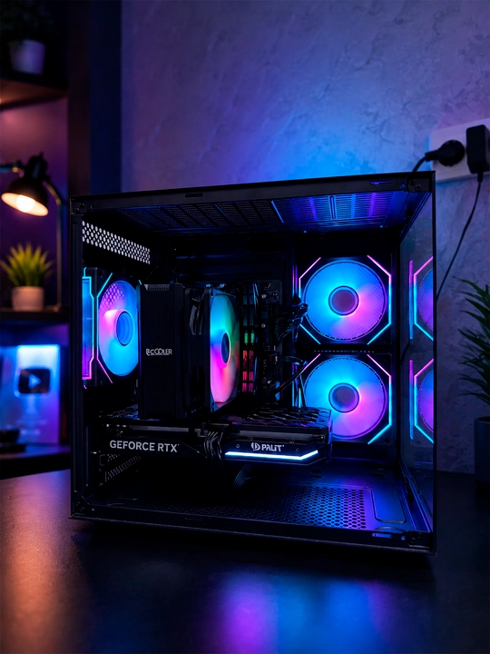 Gaming kompyuter, i5-12400F, RTX 4060 8GB, 16GB DDR4, SSD 512GB