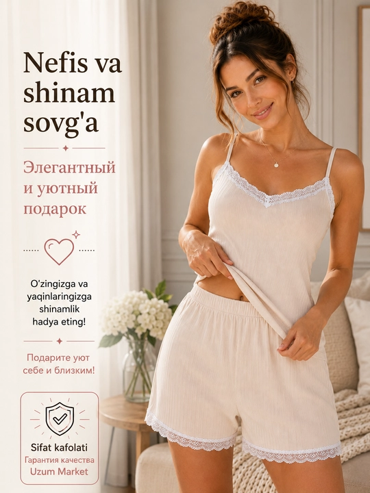 Ayollar uchun yumshoq pijama