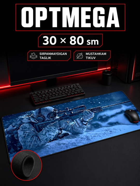 Kompyuter kovrik va sichqoncha uchun gilamcha CS GO gilamcha