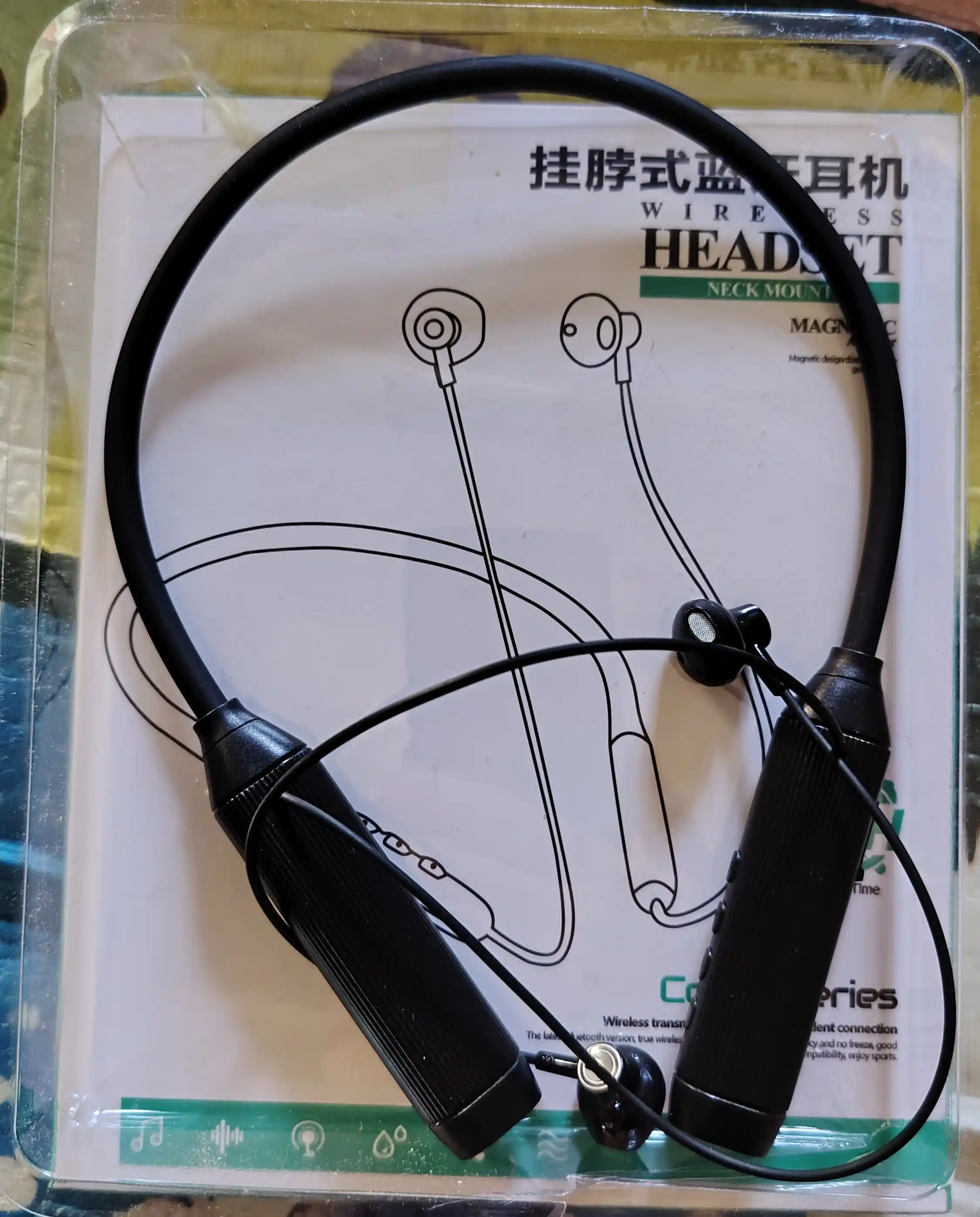 Simsiz quloqchinlar, Bluetooth garnitura, yugurish sporti uchun sport bo‘yin quloqchinlari