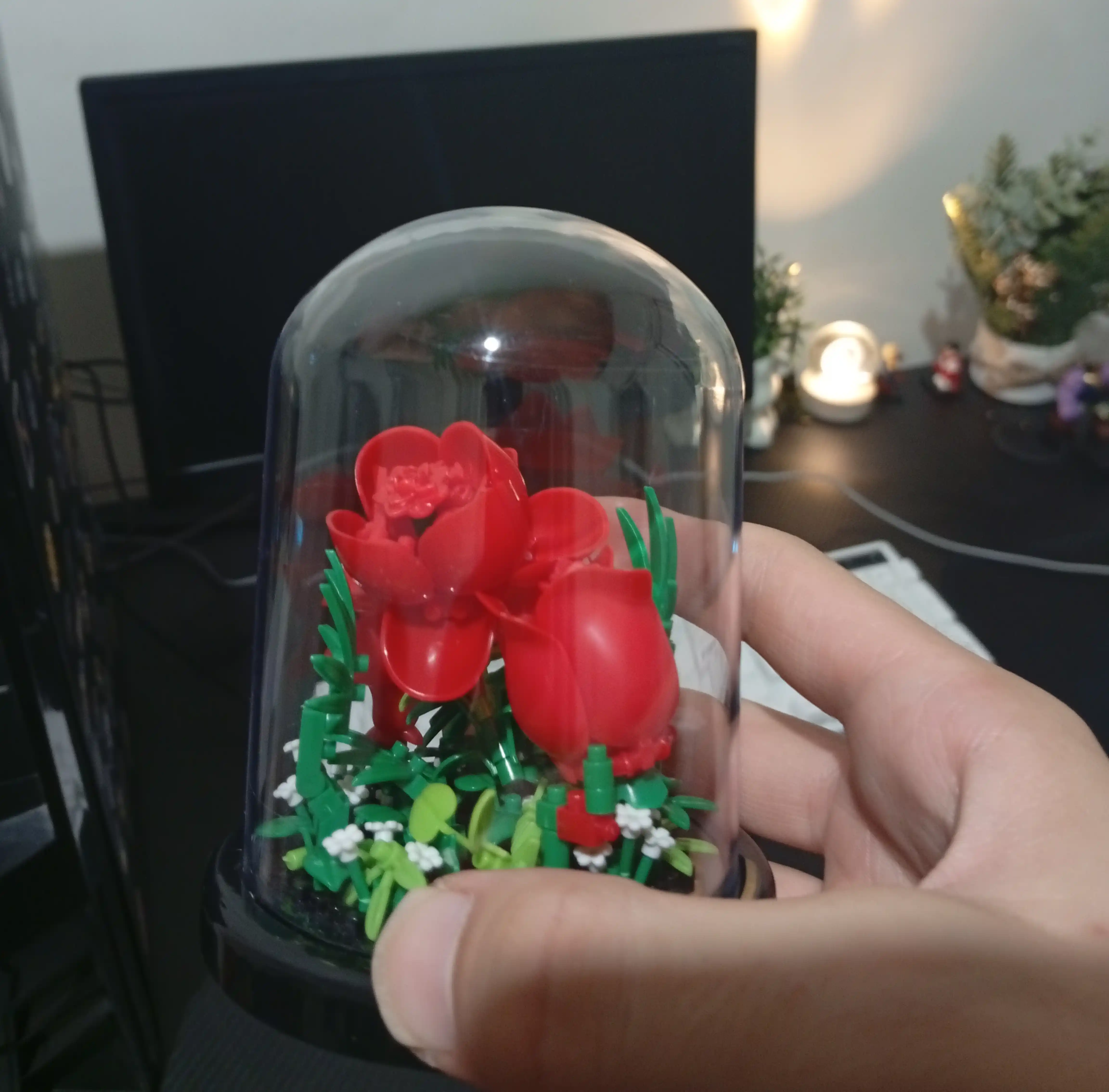 3D gullar konstruktori, mini-Lego, blokli konstruktor, rivojlantiruvchi o‘yinchoq
