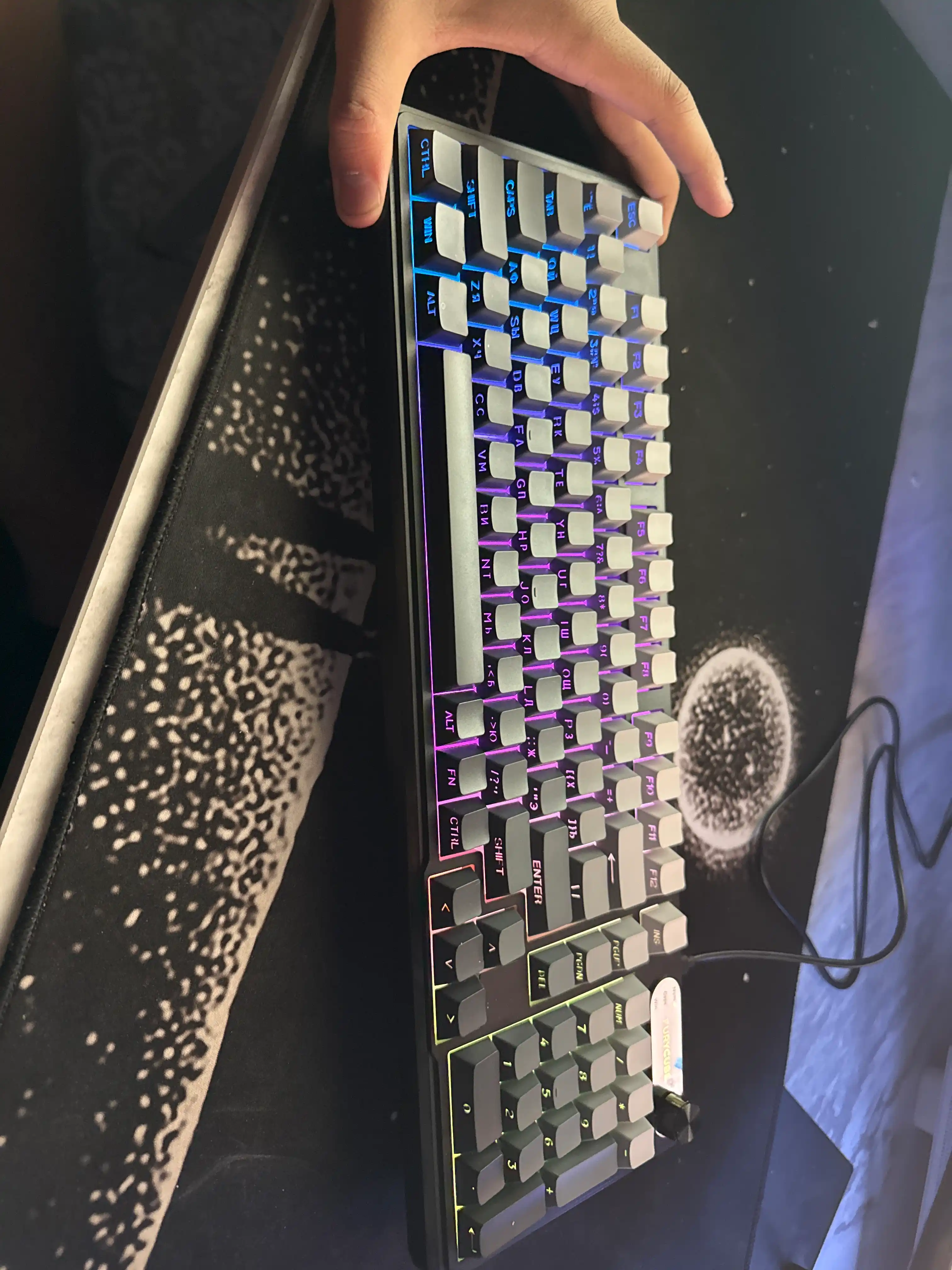 Игровая клавиатура Furycube с RGB подсветкой для геймеров (механическая / мембранная)